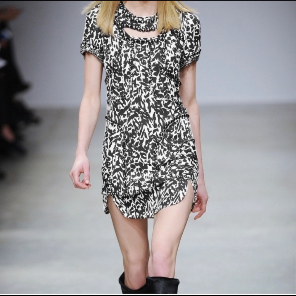 Isabel Marant Quilame Leopard Runway Dress